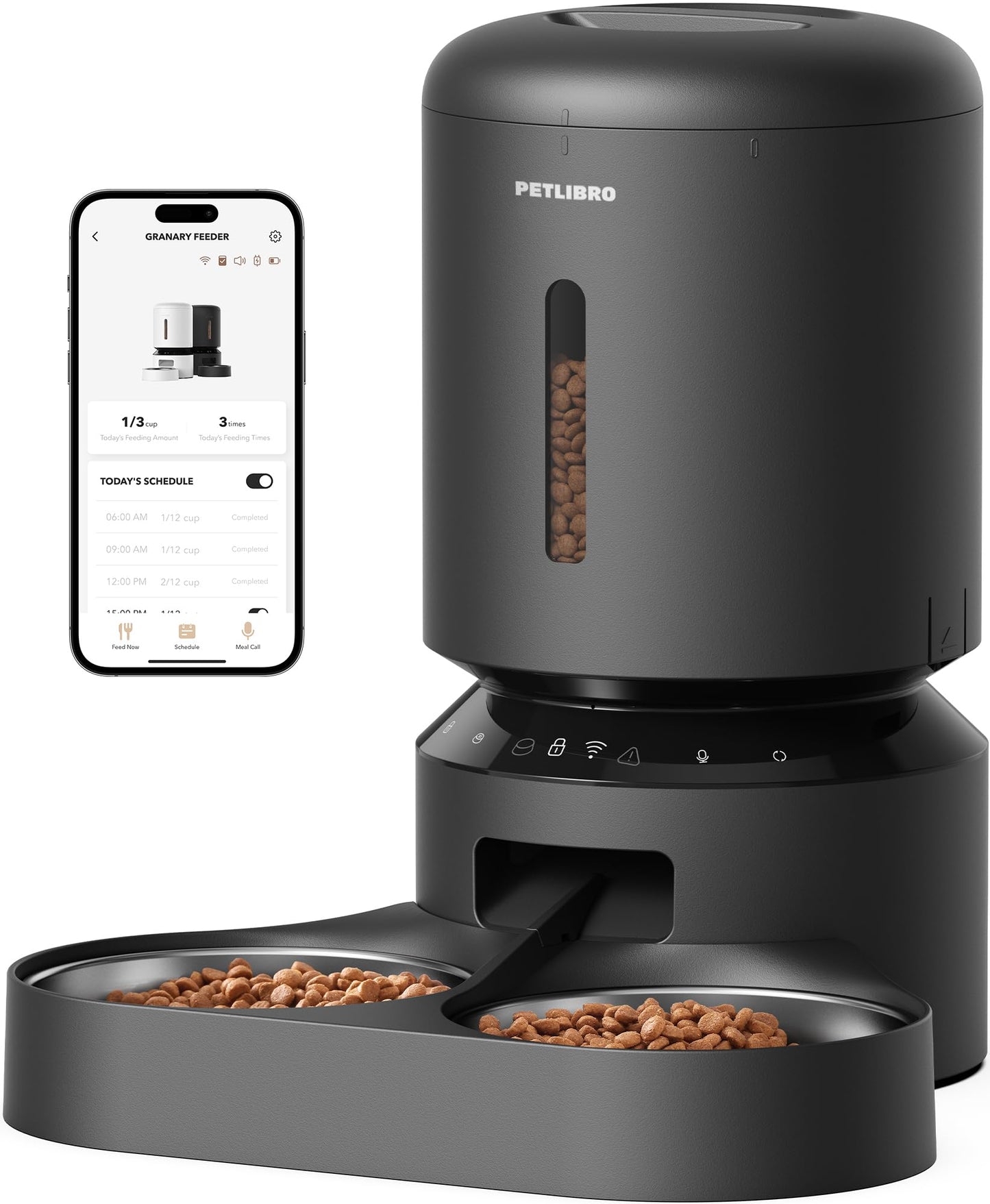 PETLIBRO Automatic Cat Feeder for 2 Cats - WiFi Pet Dispenser