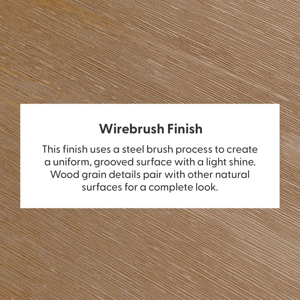 Plank+Beam 72 Inch Farmhouse Dining Table, Solid Wood Rustic Kitchen Table, Large Wooden Rectangular Dinner Table for Dining Room, Home Office, Living Room Furniture, Easy Assembly, Pecan Wirebrush