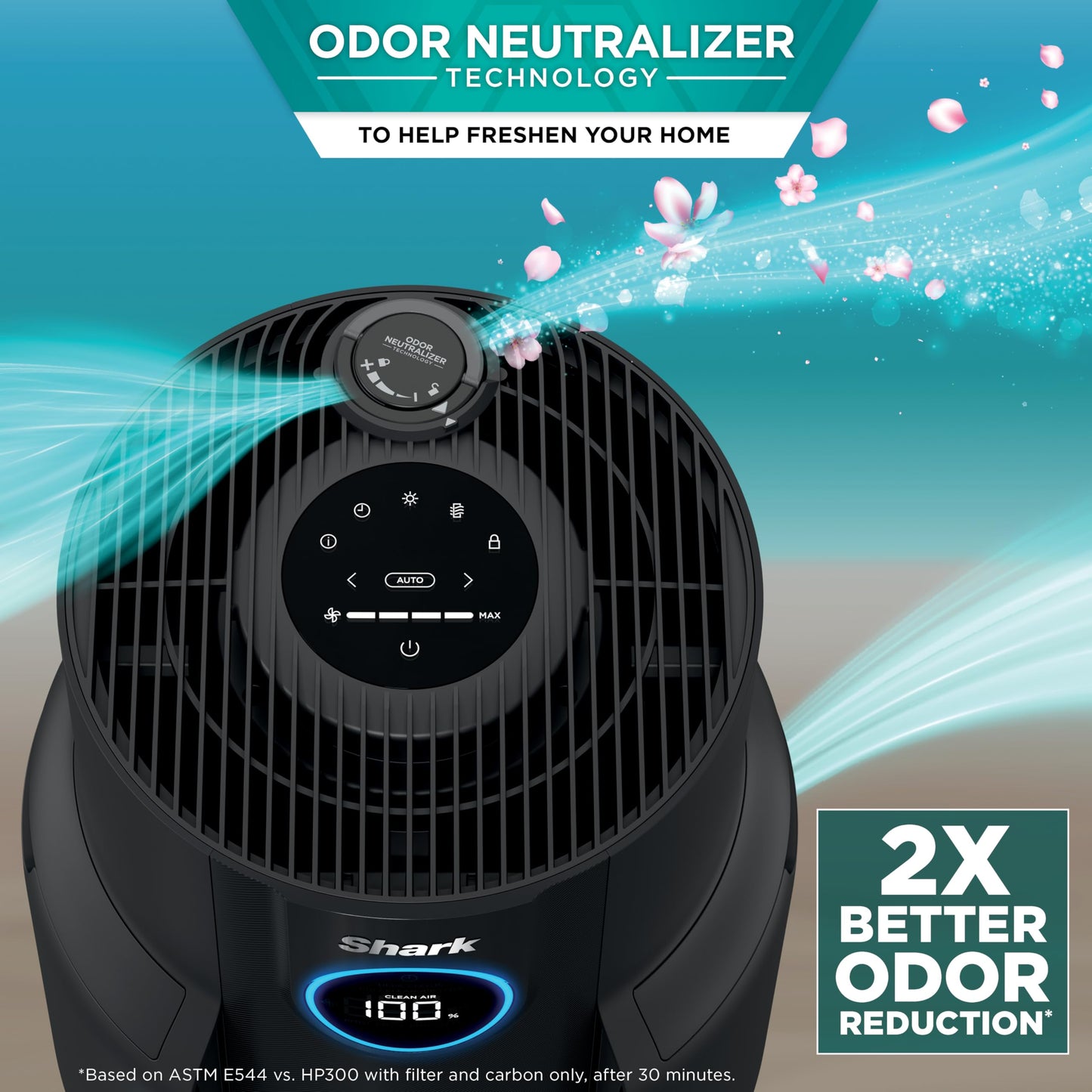 SHARK NeverChange Air Purifier for Large Rooms - HEPA Filter