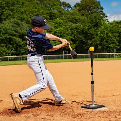 ROPE BAT Original Patented Swing Trainer with 12 Soft Balls
