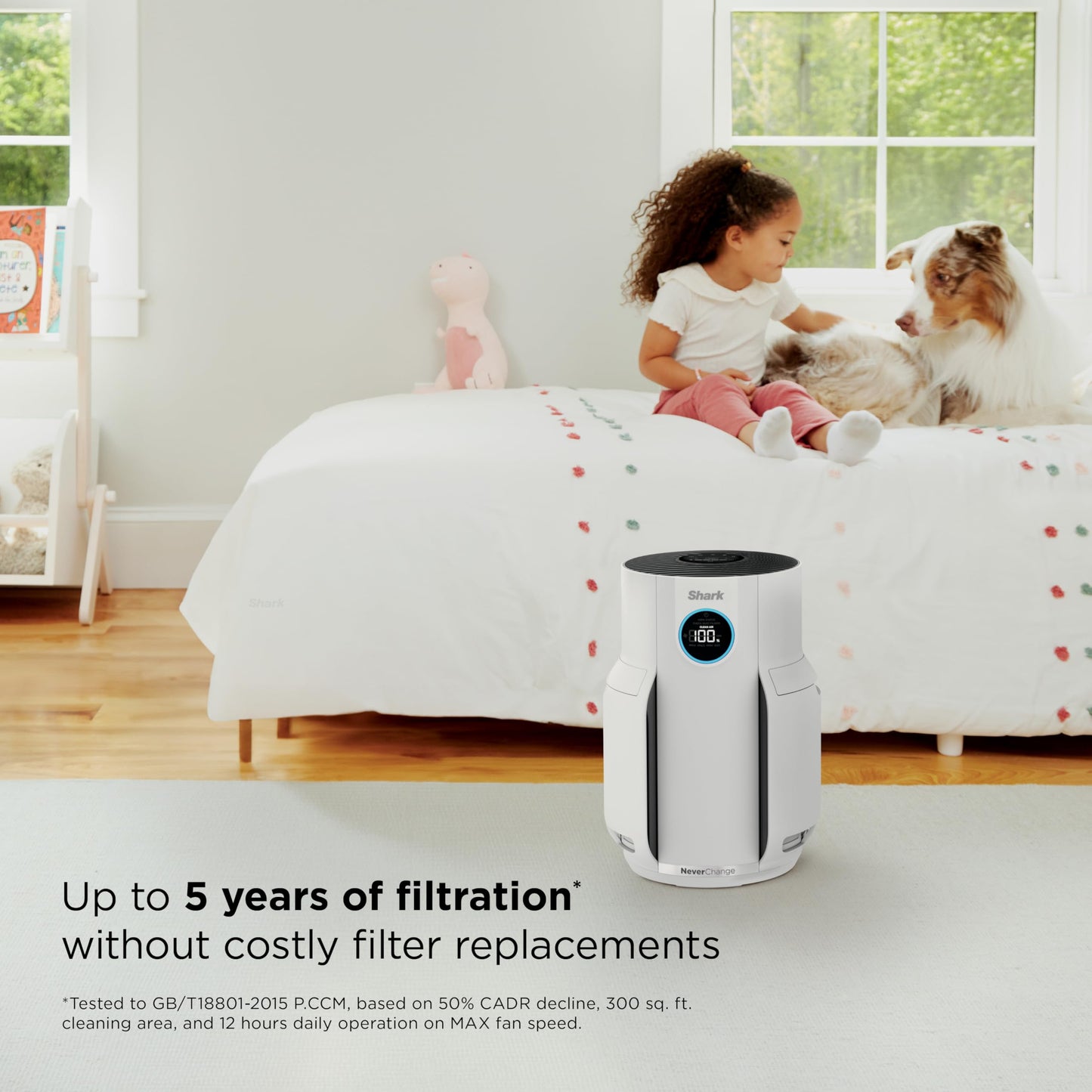 SHARK NeverChange Air Purifier for Large Rooms & Bedrooms