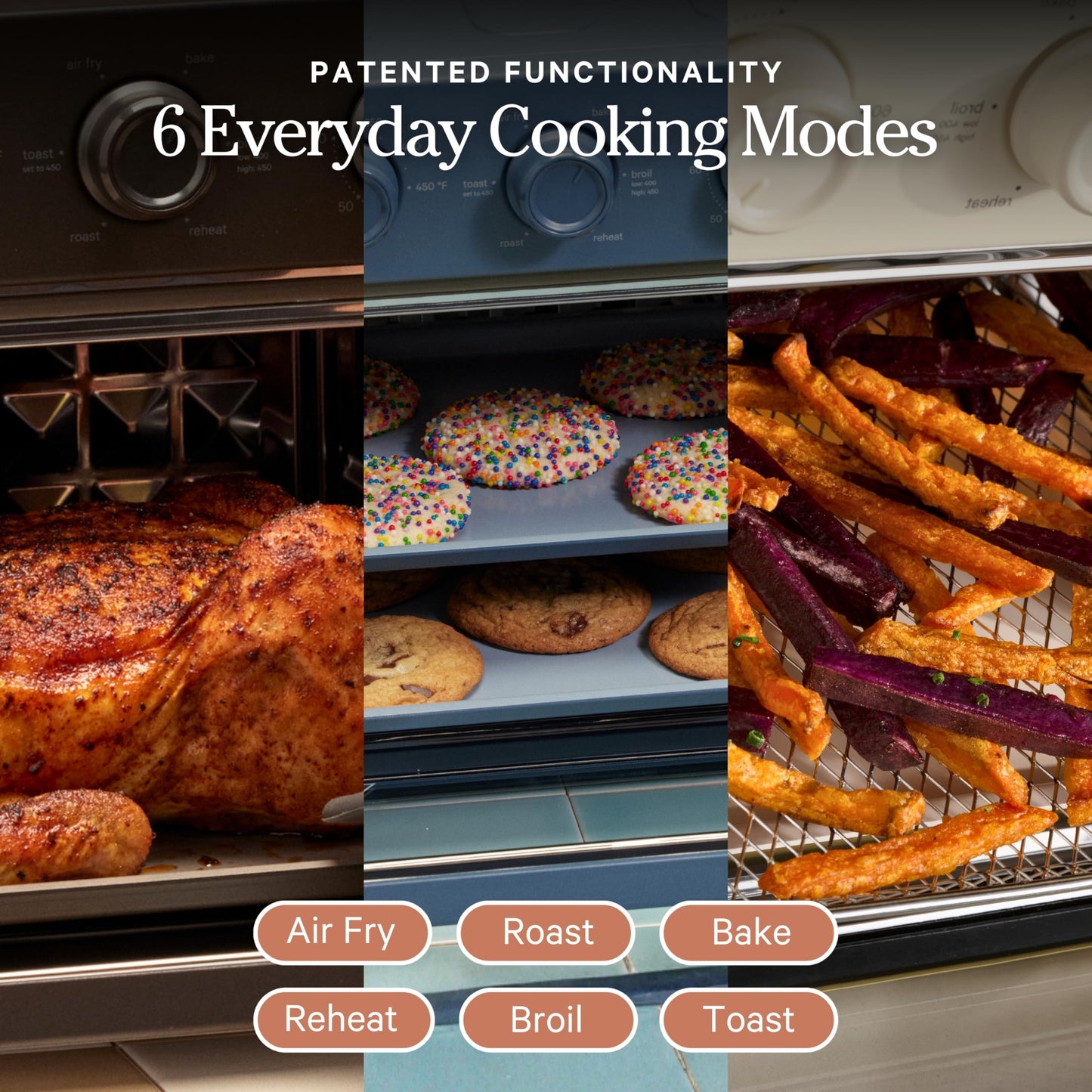 OUR PLACE Wonder Oven 6-in-1 Air Fryer Toaster Oven Combo