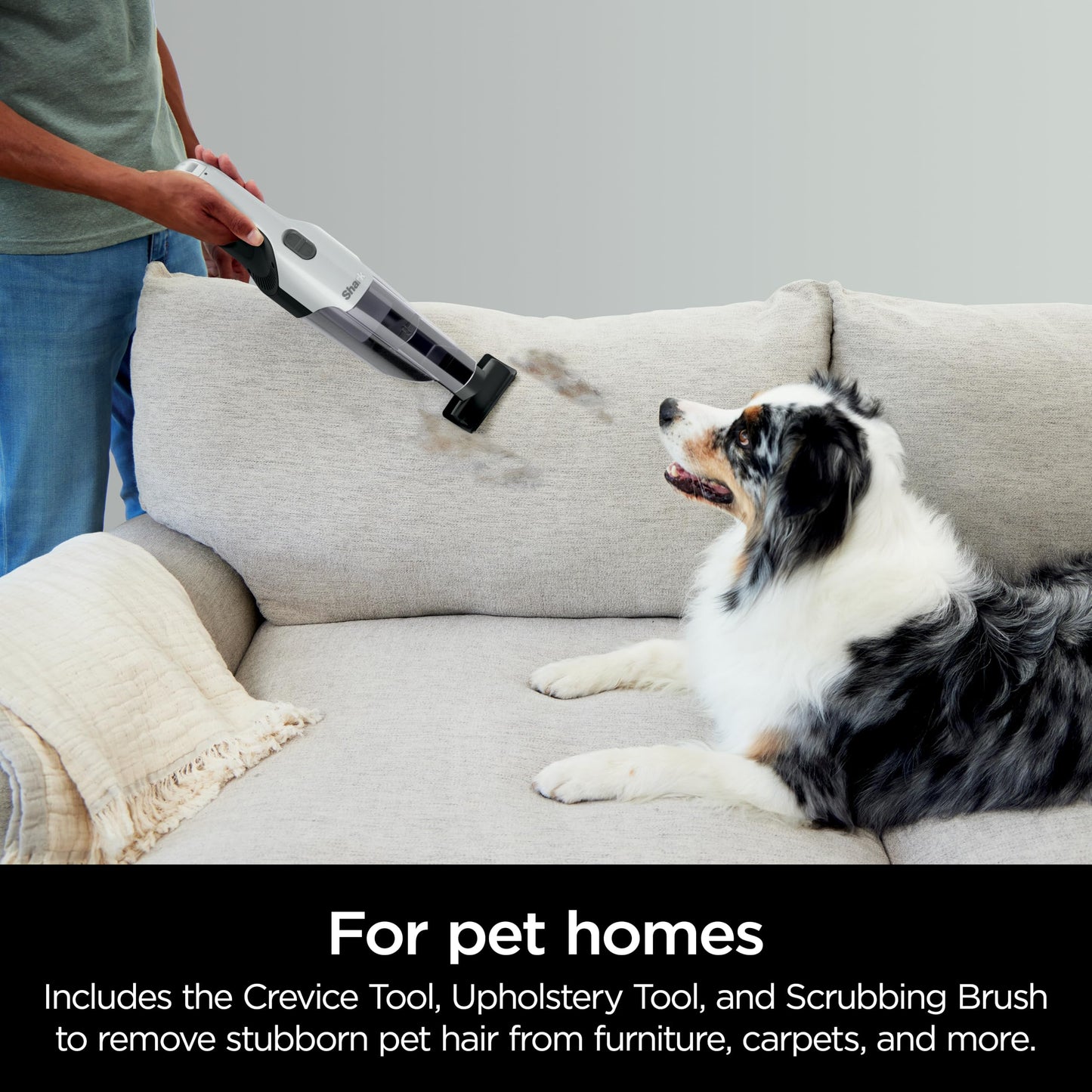SHARK Cyclone PET Handheld Vacuum - Powerful Pet Hair Pickup