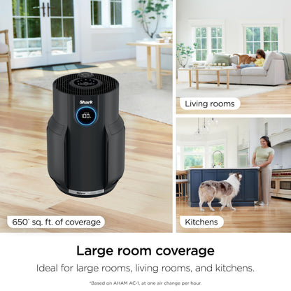 SHARK NeverChange Air Purifier for Large Rooms - HEPA Filter