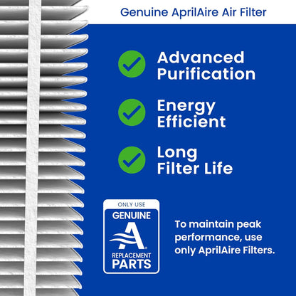 AprilAire 213 Replacement Filter for AprilAire Whole House Air Purifiers - MERV 13, Healthy Home Allergy, 20x25x4 Air Filter (Pack of 4)