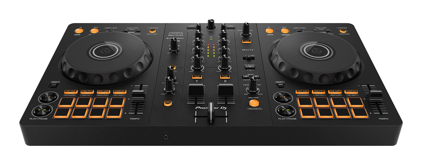 PIONEER DJ DDJ-FLX4 DJ Controller for Rekordbox & Serato