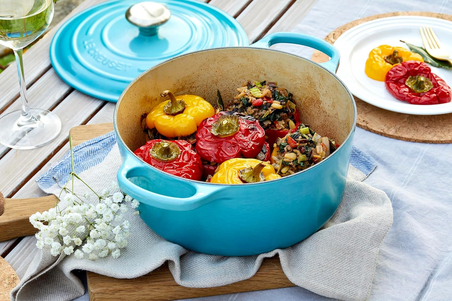 Le Creuset Enameled Cast Iron Signature Cookware Set, 5 pc, Caribbean