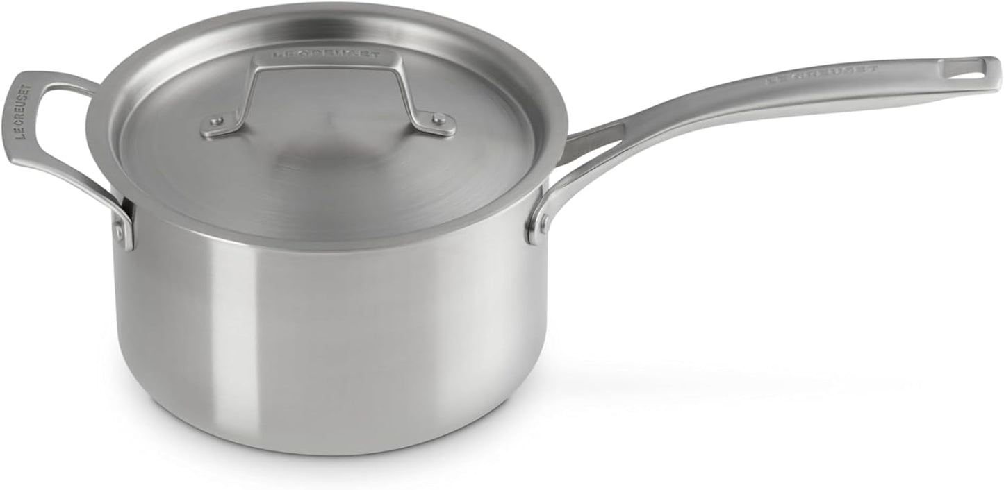 Le Creuset Essential Stainless Steel 13 Piece Cookware Set