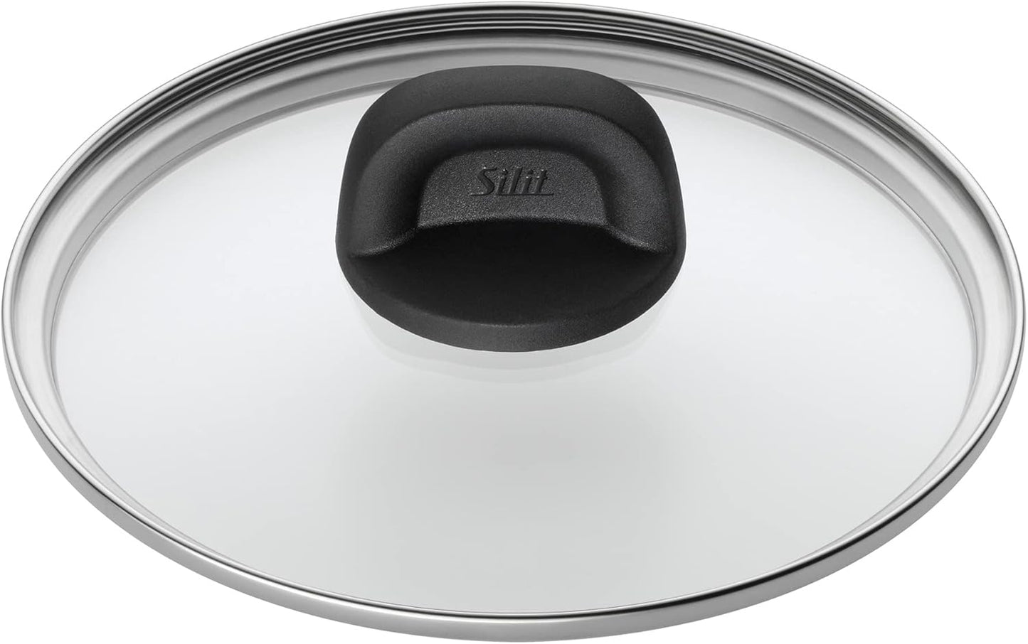 Silit Modesto Line 4-Piece Saucepan Set with Glass Lids Silargan Functional Ceramic Induction Saucepan Black