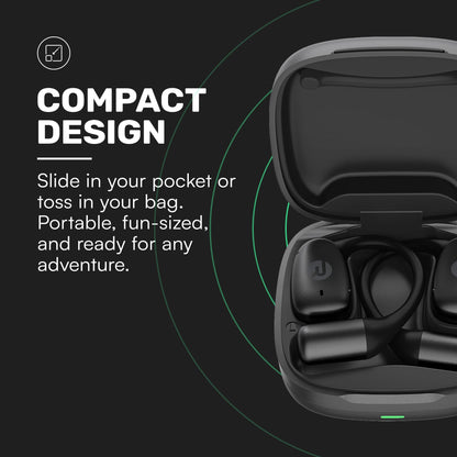 RAYCON Essential Open Ear Earbuds - Wireless Bluetooth, Sweat-Resistant