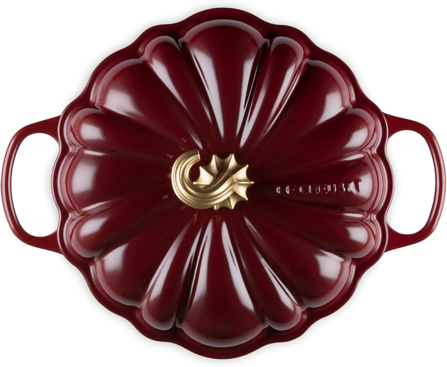 Le Creuset Enameled Cast Iron Figural Pumpkin Braiser, 2.75 qt., Garnet