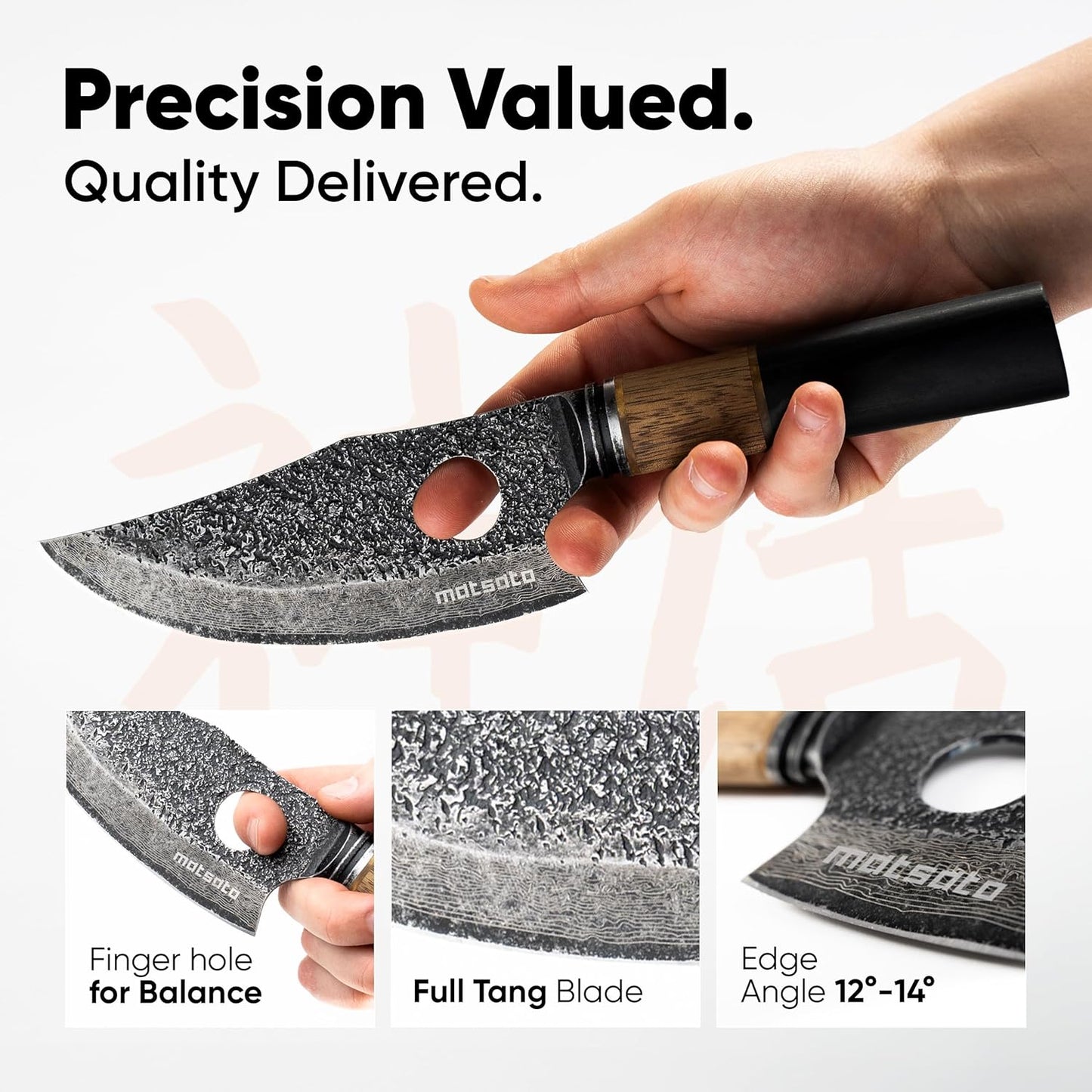 Matsato Osuren Chef Knife 6.3 Inch – Japanese Stainless Steel Kitchen Knife, Professional Chef's Knife for Cooking, Meat Cutting Knife, Chopping Knife, Sharp Kitchen Knives for Cooking & Food Prep