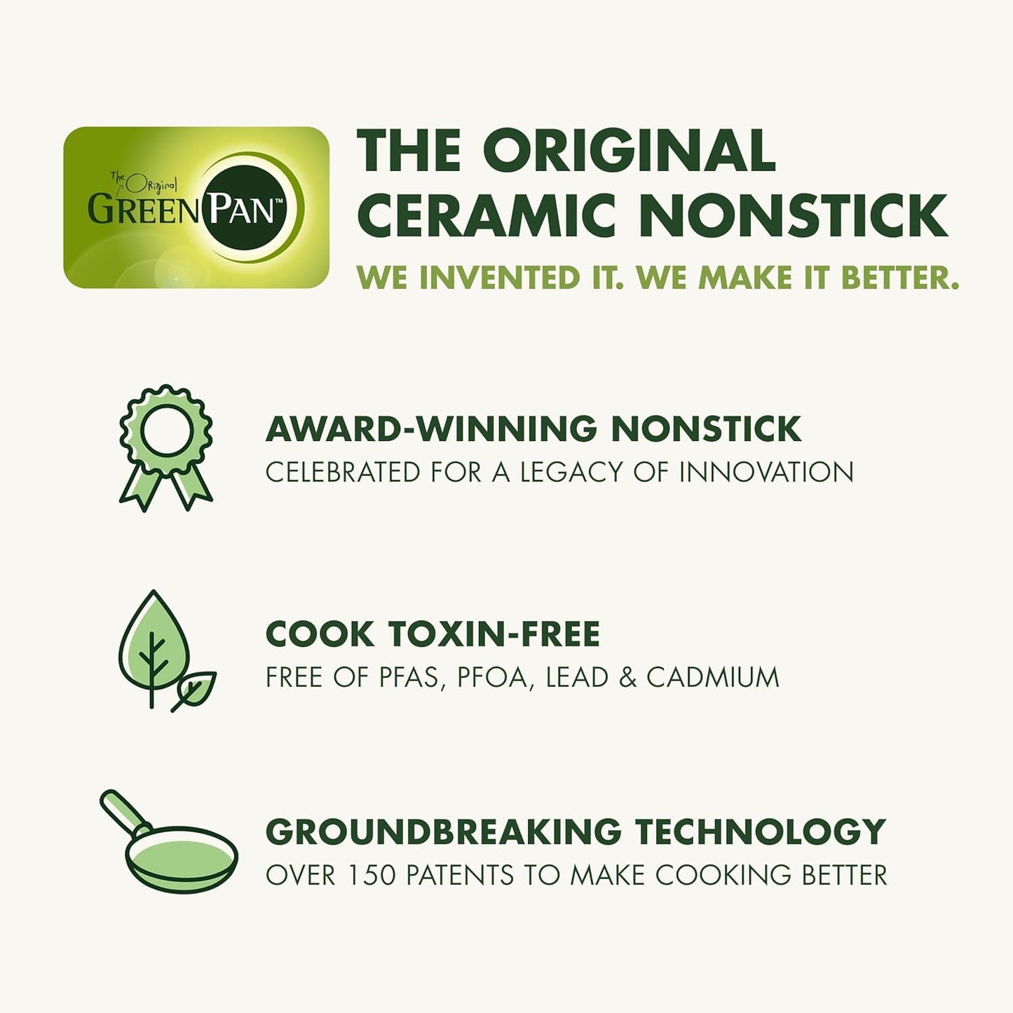 GreenPan Valencia Pro Ceramic Nonstick 11 Piece Cookware Set, Hard Anodized PFAS-Free Pots & Pans, Induction Ready, Compatible on All Cooktops, Dishwasher Safe, Oven Safe to 600F, Gray