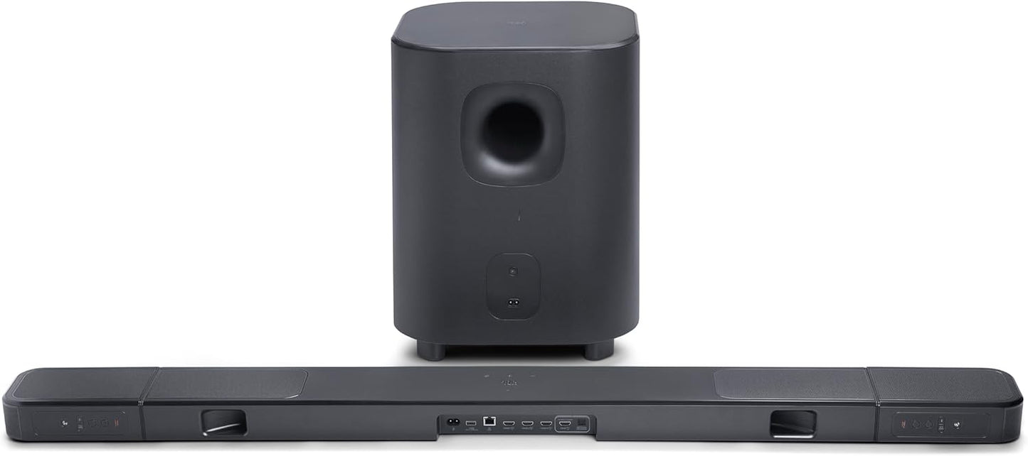 JBL Bar 1300XMK2-11.1.4 Channel soundbar System with Detachable Surround Speakers & Dolby Atmos & DTS:X, 1570W max Output Power & a 12" Wireless subwoofer (Black)
