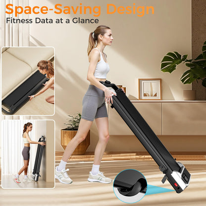 SHINEMAOS Walking Pad Treadmill with 8% Incline and Remote