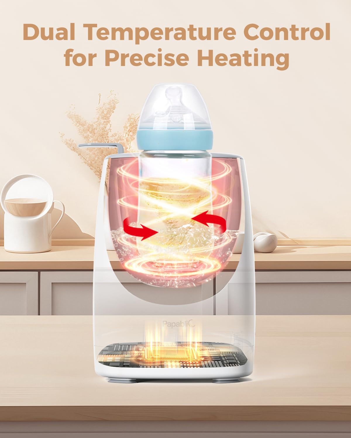 PAPABLIC NutriWarm Swirlable Bottle Warmer