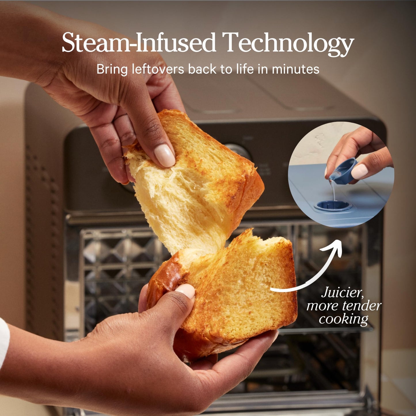OUR PLACE Wonder Oven 6-in-1 Air Fryer Toaster Oven Combo