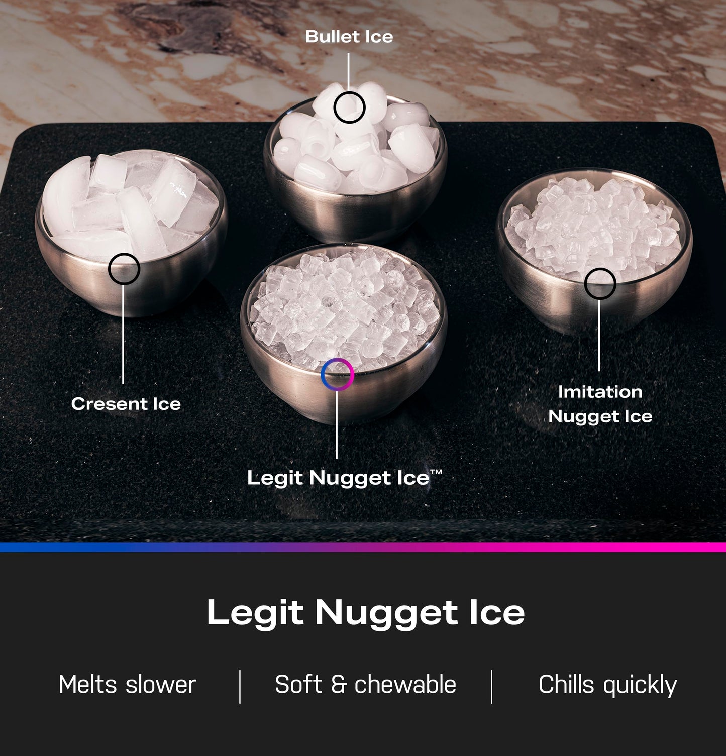 PROFILE GE Opal 2.0 Nugget Ice Maker with Side Tank