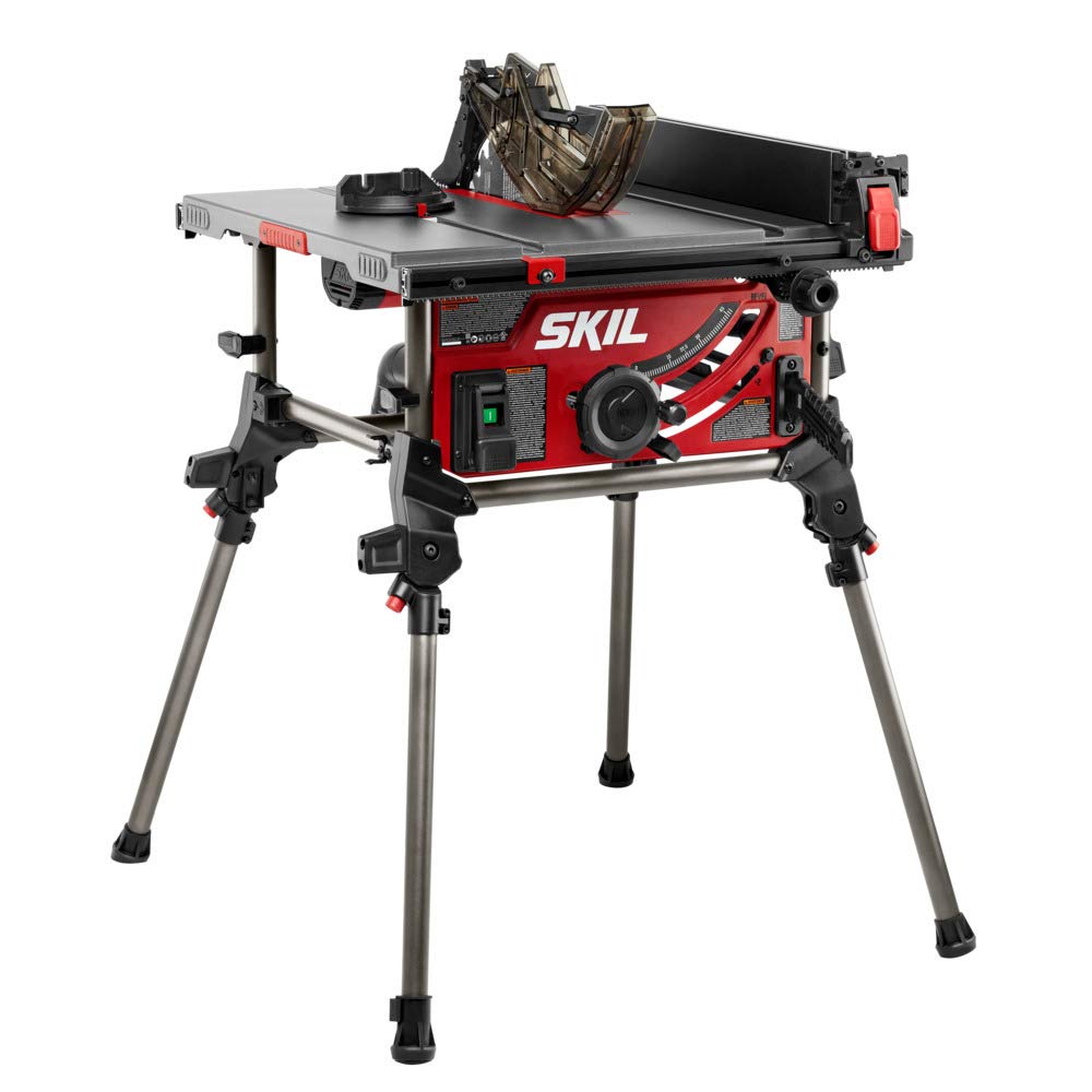 SKIL 15 Amp 10" Portable Jobsite Table Saw with Stand