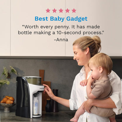 Baby Brezza Formula Pro Advanced Formula Dispenser Machine - Automatically Mix a Warm Formula Bottle Instantly - Easily Make Bottle with Automatic Powder Blending, Slate