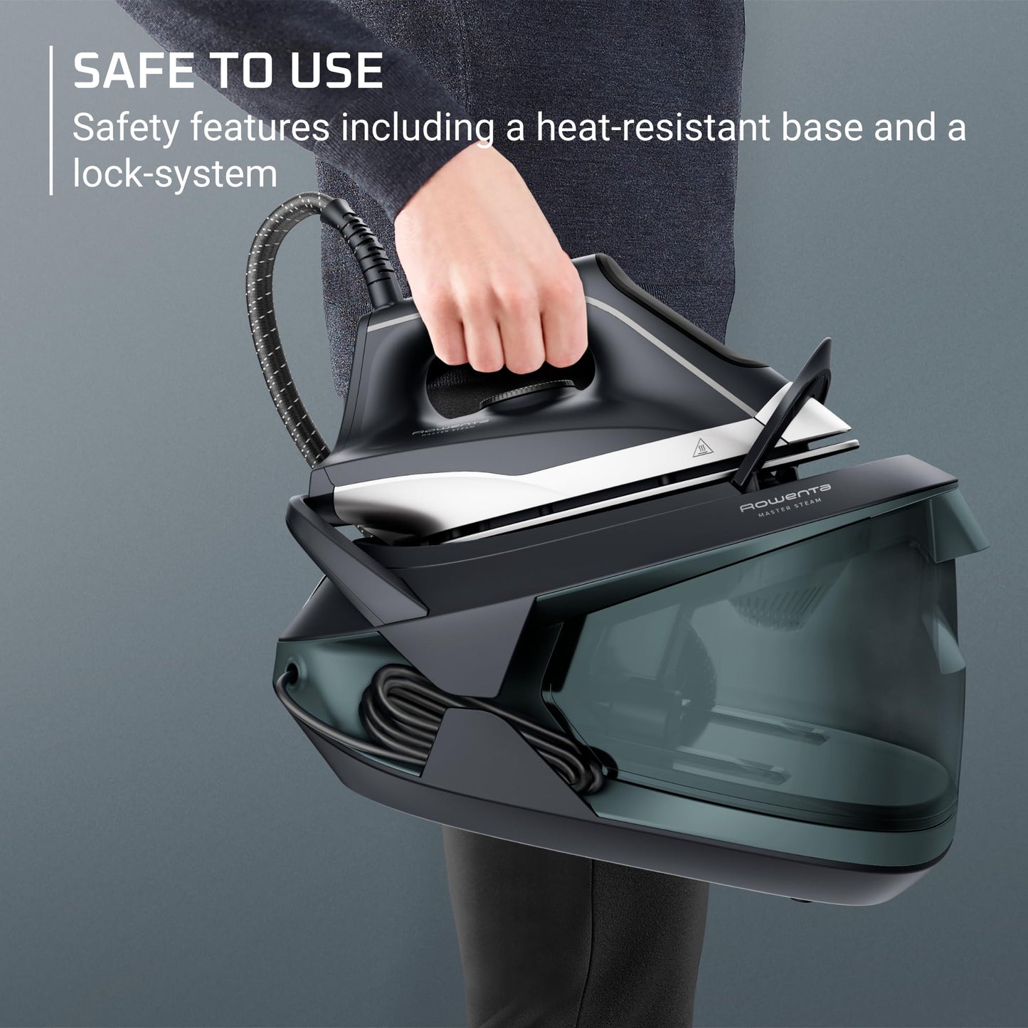 ROWENTA Iron Steamer for Clothes - Professional Steam Iron