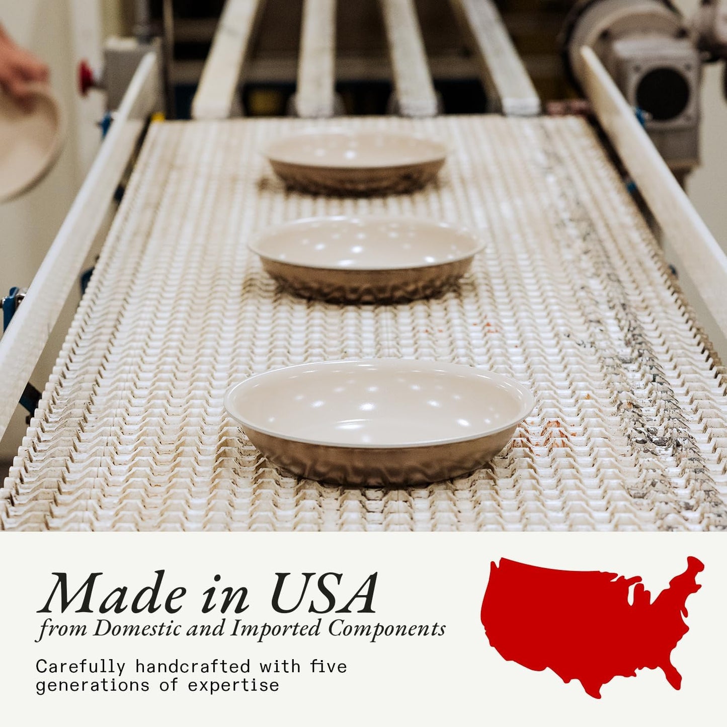 Made In Cookware - 3-Piece (Includes 8", 10", 12") Ceramic Non Stick Frying Pan Set (Discontinued CeramiClad 1.0) - 5-Ply Stainless Clad with Stay-Cool Handle - Professional Cookware