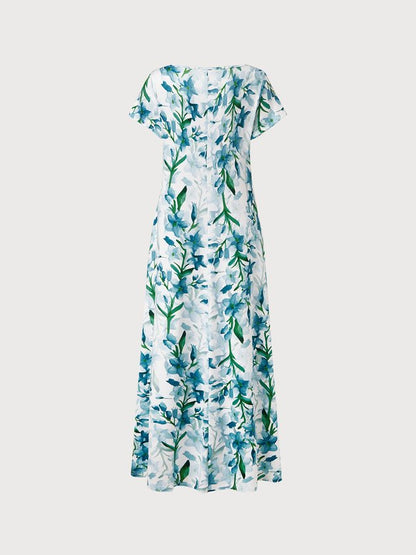 V Neck Vacation Regular Fit Dress