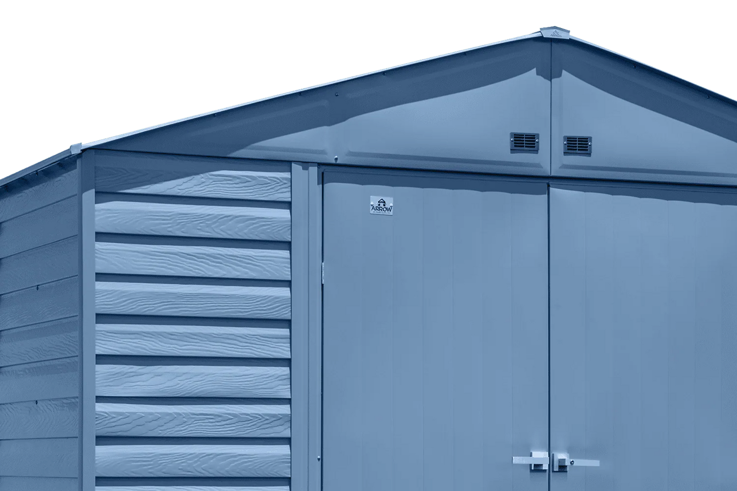 Arrow Select Steel Storage Shed, 10x14, Blue Grey