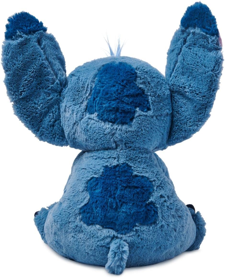 Disney Store Official Stitch Medium Soft Toy for Kids, Cuddly Character with Fuzzy Texture and Embroidered Details, Flexible Floppy Ears, Disney Plushy Suitable for All Ages