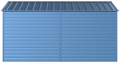 Arrow Select Steel Storage Shed, 10x14, Blue Grey