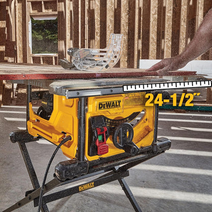 DEWALT 15 Amp 8-1/4 in. Compact Portable Jobsite Table Saw (DWE7485)