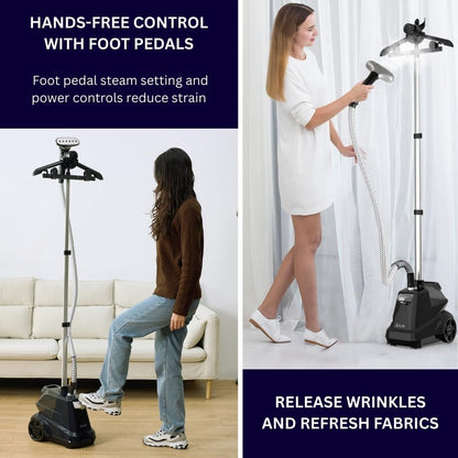 SALAV Heavy Duty Full-Size Garment Steamer 1800W