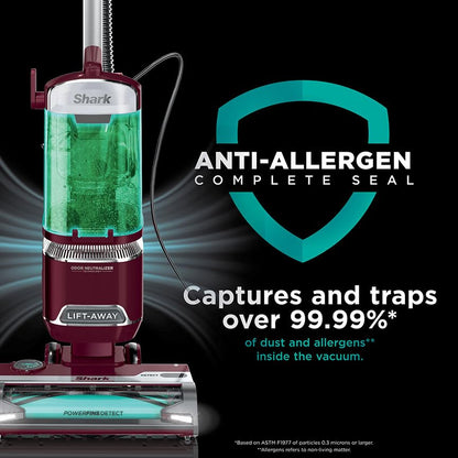 SHARK DETECT Lift-Away Corded Vacuum with Self-Cleaning Brushroll