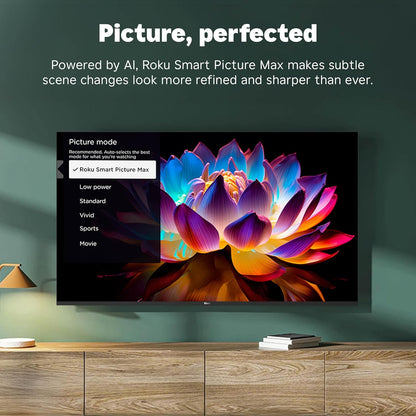Roku Smart TV – 55-Inch Plus Series, Mini-LED TV – RokuTV with Enhanced Voice Remote – Flat Screen 4K QLED Television with Dolby Vision & Wi-Fi for Streaming Live Local News, Sports