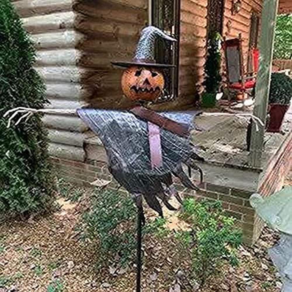Halloween scarecrow jack lantern