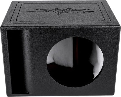 Skar Audio AR1X10V Single 10" Universal Fit Armor Coated Ported Subwoofer Box with Kerf Port