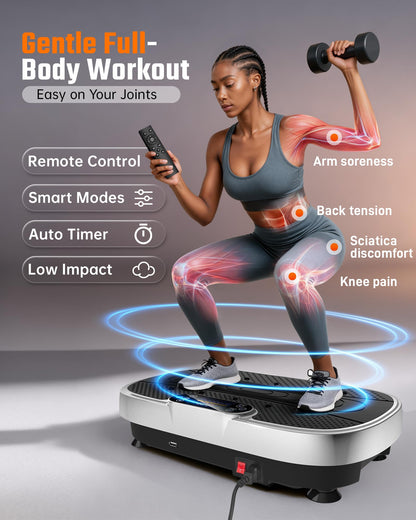RENOJ Vibration Plate Exercise Machine for Weight Loss
