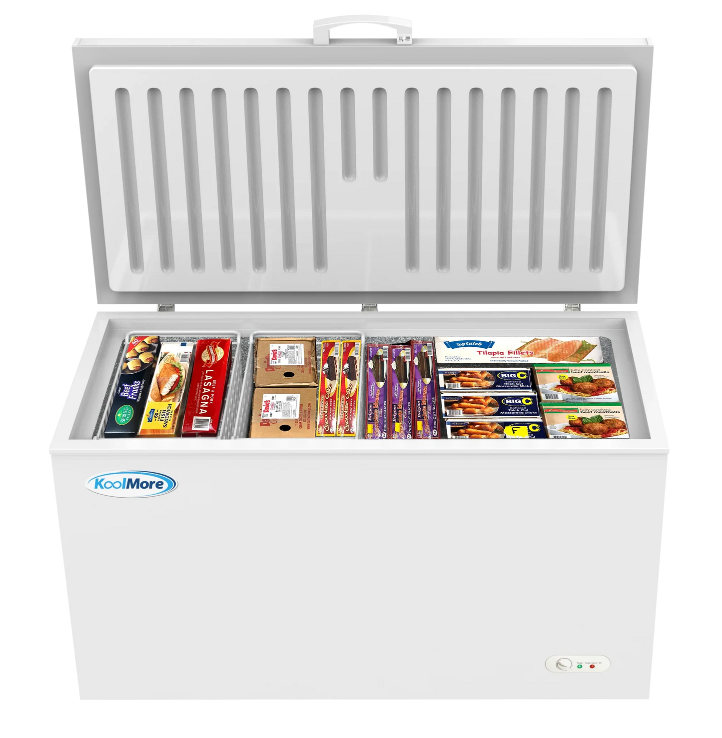 KoolMore 60 in. Commercial Chest Freezer 16 Cu ft.