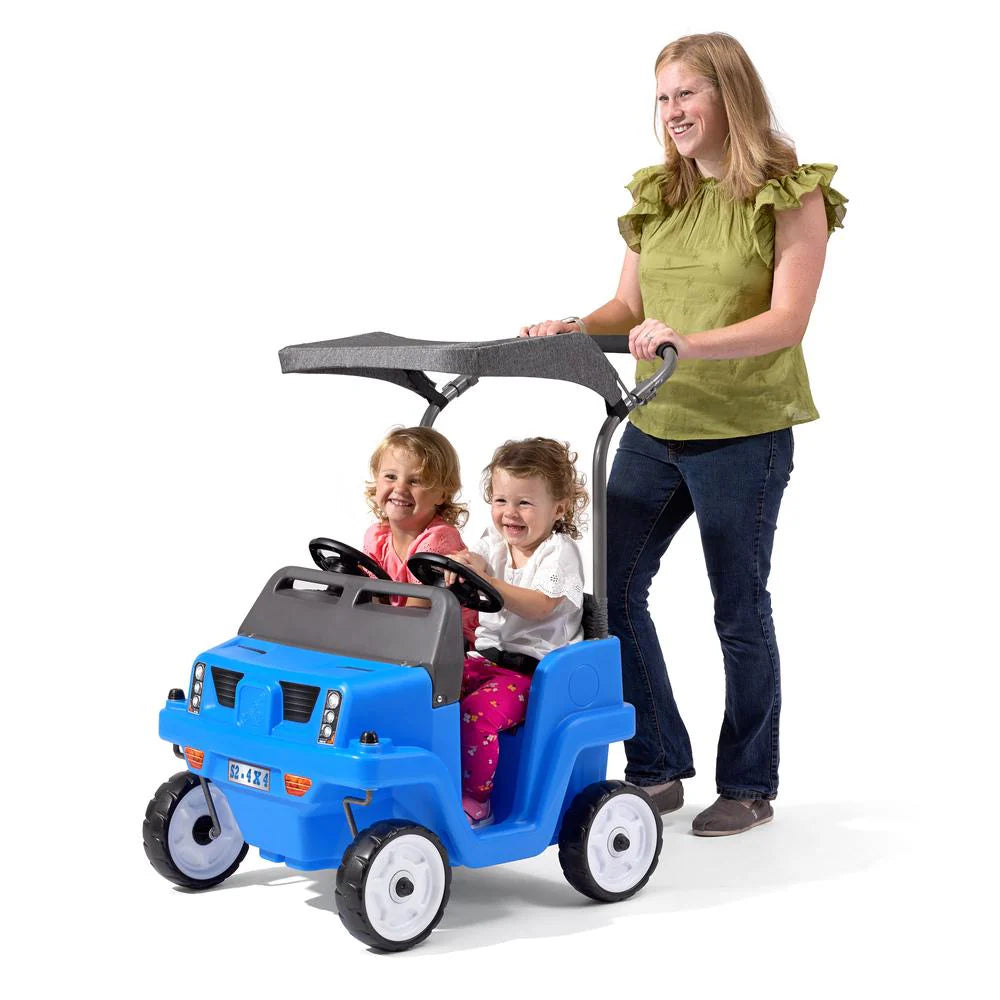 Step2 Side-by-Side Push Around SUV Two-Seater Push Car