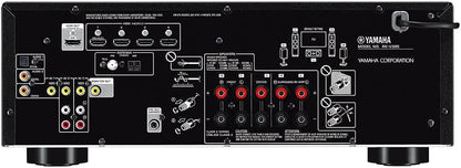 Yamaha RX-V385 5.1-Channel 4K Ultra HD AV Receiver with Bluetooth (Renewed)