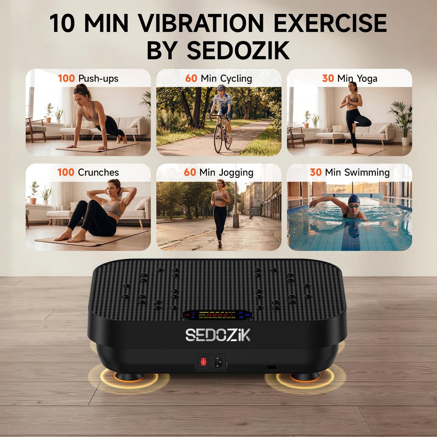 SEDOZIK Vibration Plate Exercise Machine for Weight Loss