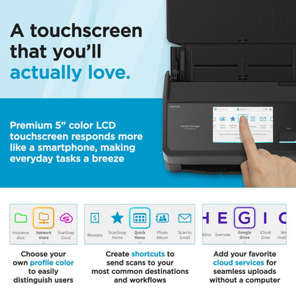 SCANSNAP iX2500 High-Speed Wireless Document & Photo Scanner