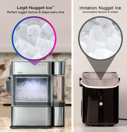 PROFILE GE Opal 2.0 Nugget Ice Maker with Side Tank