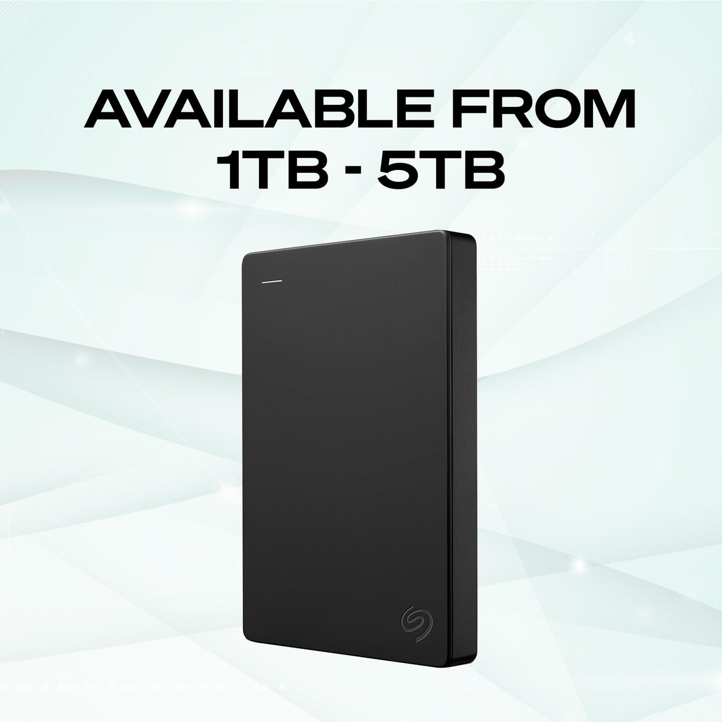 SEAGATE Portable 1TB External Hard Drive - USB 3.0 Black