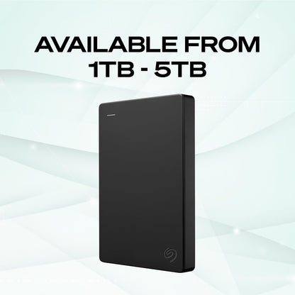 SEAGATE Portable 1TB External Hard Drive - USB 3.0 Black