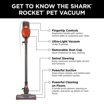 SHARK Rocket Ultra-Light Vacuum for Carpet & Hard Floors