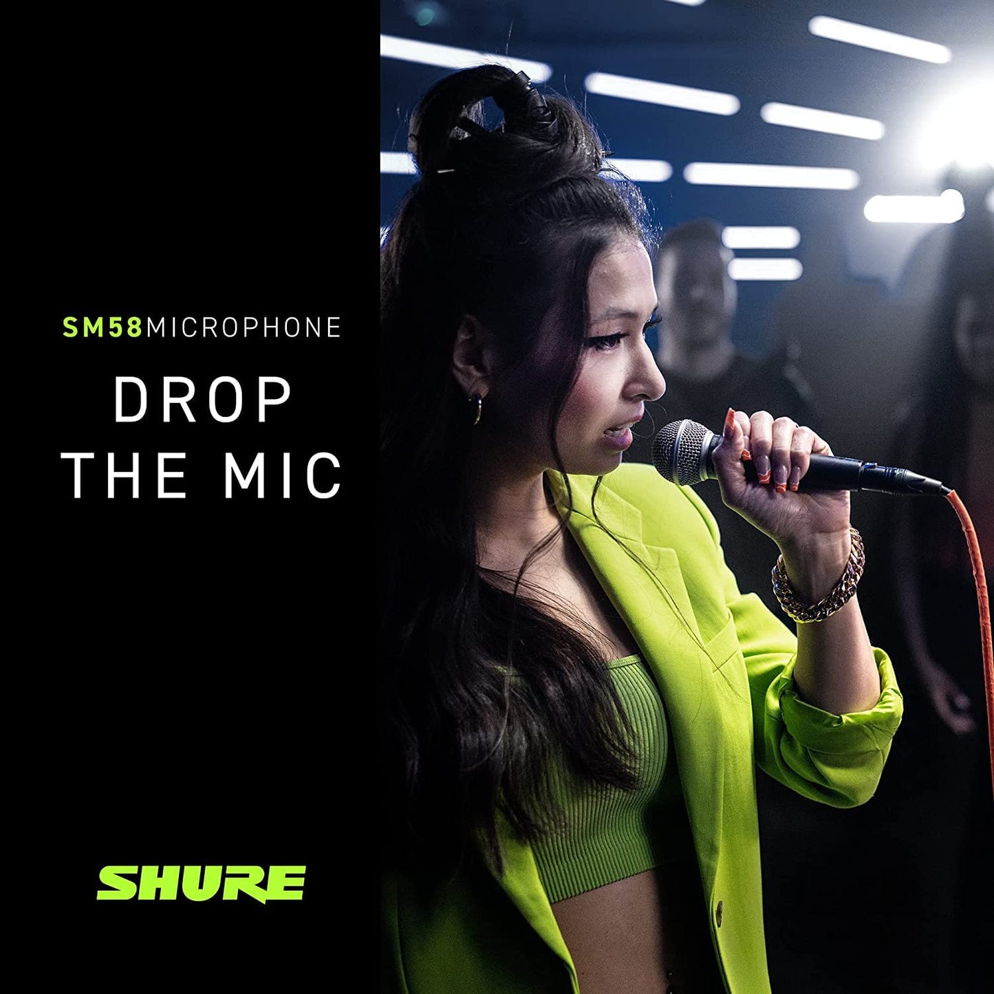 SHURE SM58-LC Dynamic Vocal Microphone - Professional XLR Mic