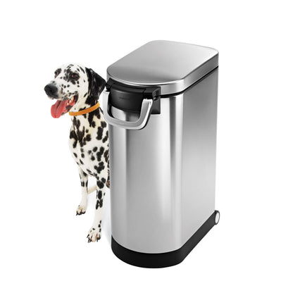 SIMPLEHUMAN X-Large 35L Pet Food Storage Container - Stainless Steel