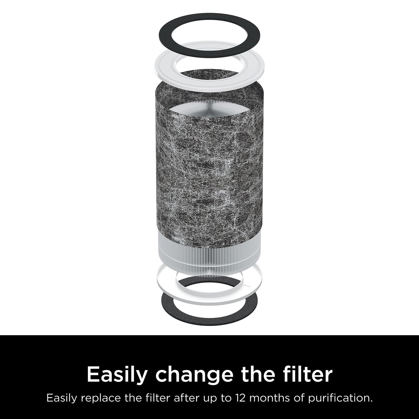 SHARK Air Purifier for Large Rooms with HEPA Filter