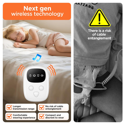 OVEVVE 2026 Wireless Bedwetting Alarm for Kids - Compact